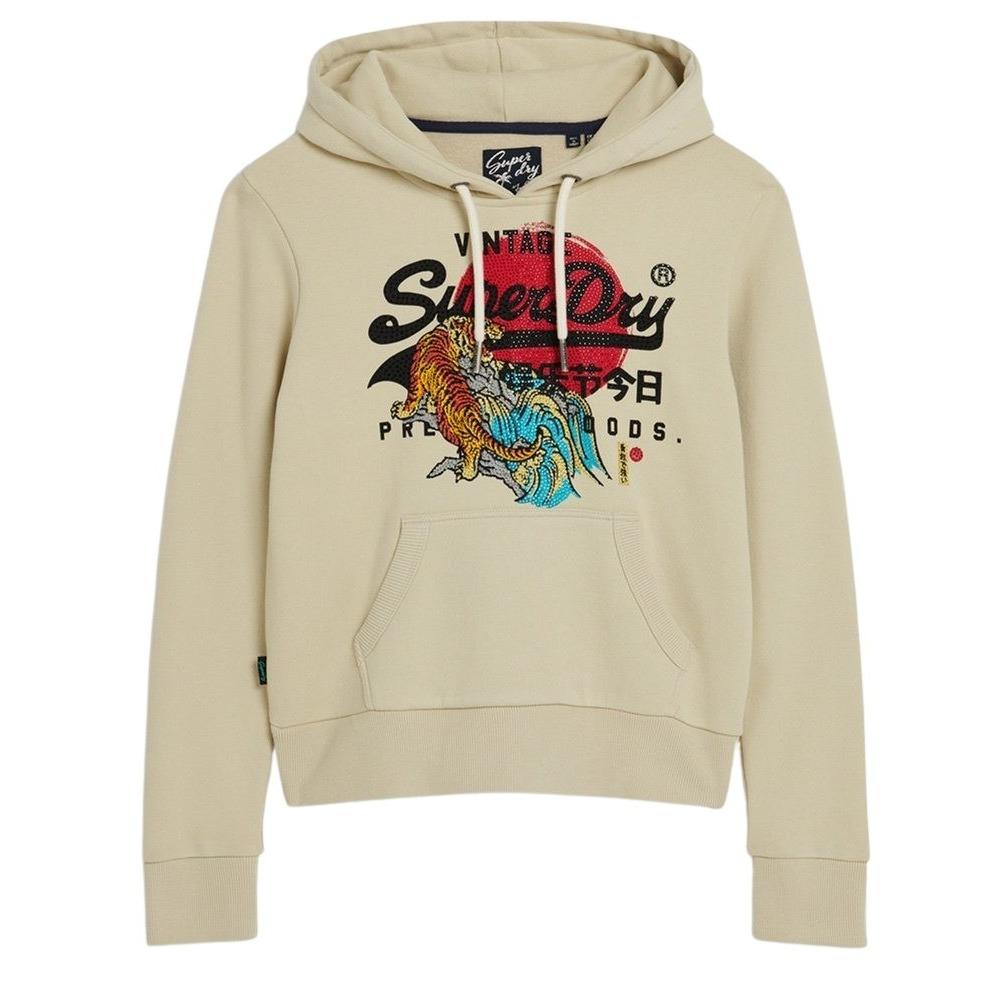 5063068109738 - Damen Kapuzenpullover Vintage Logo Tokyo
