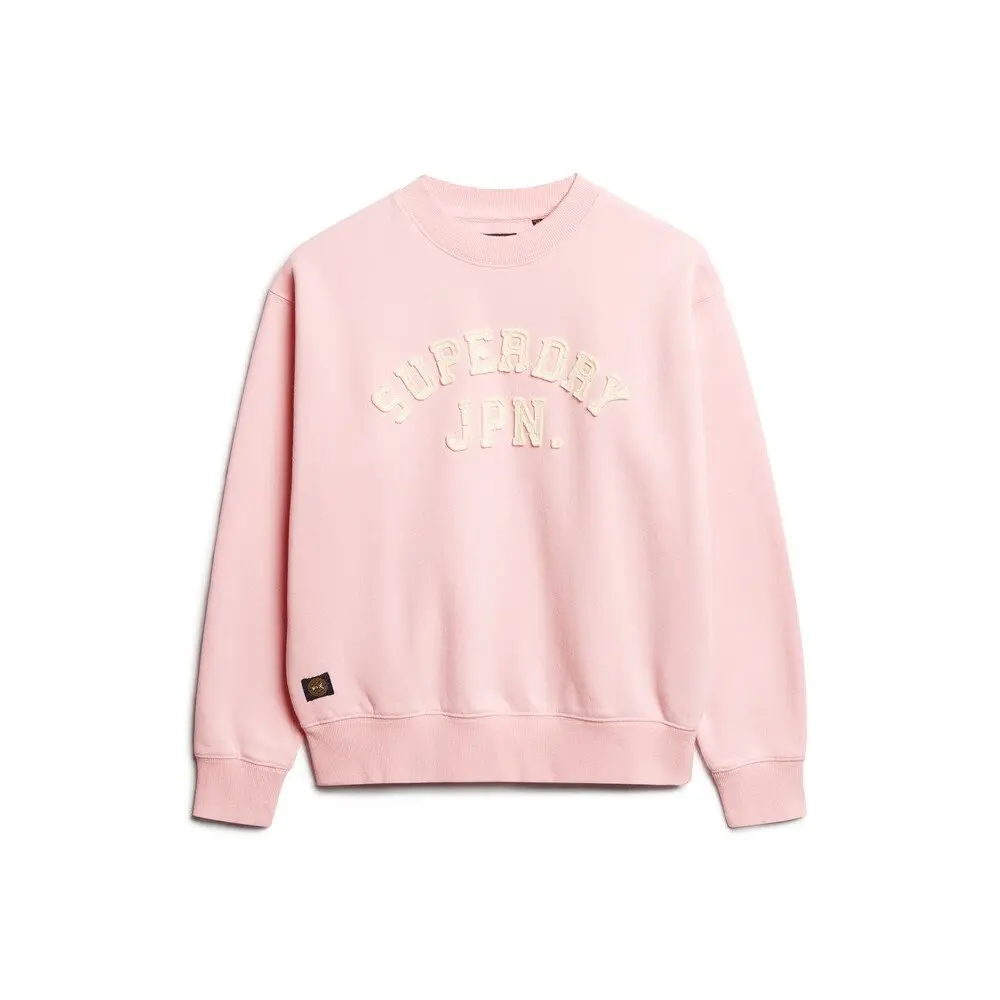 5063068110628 - Sweatshirt weit geschnitten Damen Athletic Applique