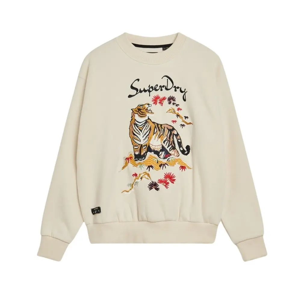 5063068111410 - Weites besticktes Sweatshirt für Frauen Suika