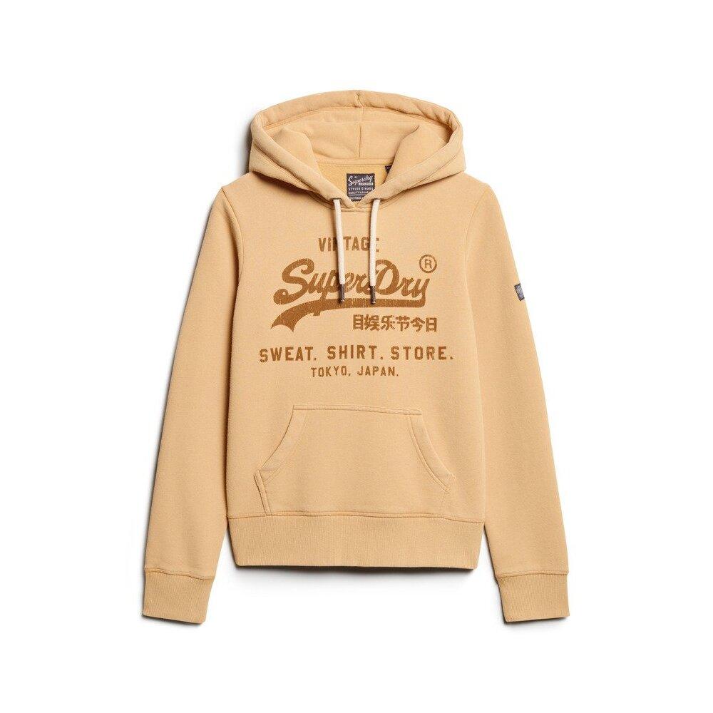 5063068354954 - Klassischer Hoodie mit Samtmuster für Frauen Superdry