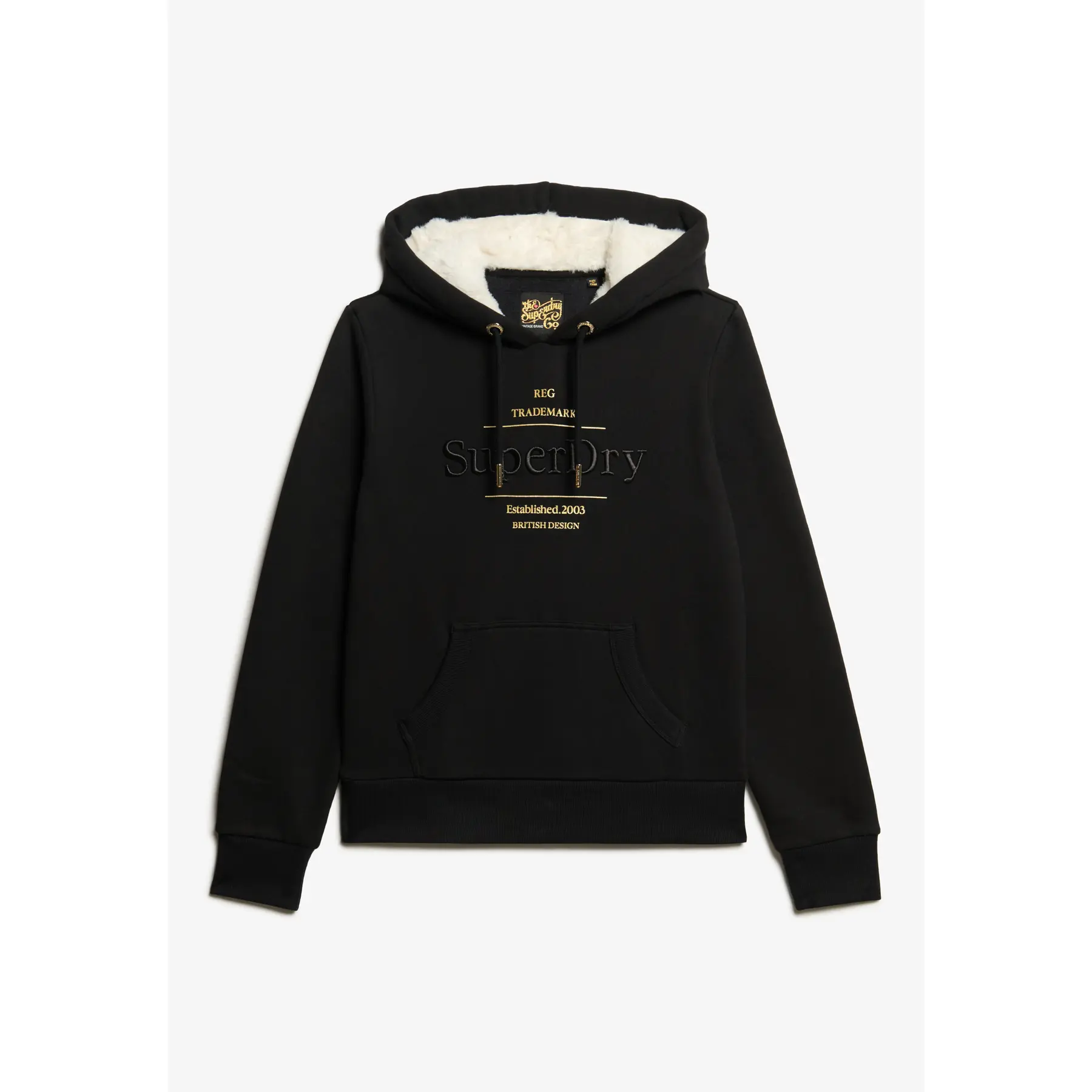 5063068356064 - Hoodie Damen Luxe Metallic Logo