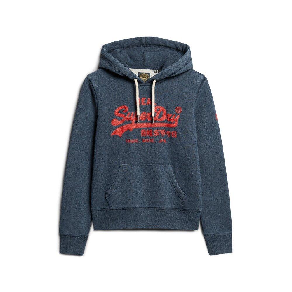 5063068357313 - Damen-Sweatshirt mit Kapuze und gesticktem Muster Superdry