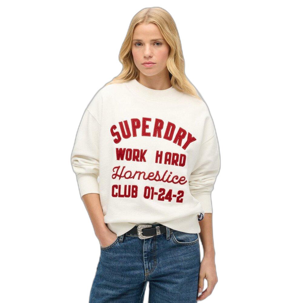 5063068362317 - Hübsches weites Rundhals-T-Shirt mit Stickerei für Frauen Crew