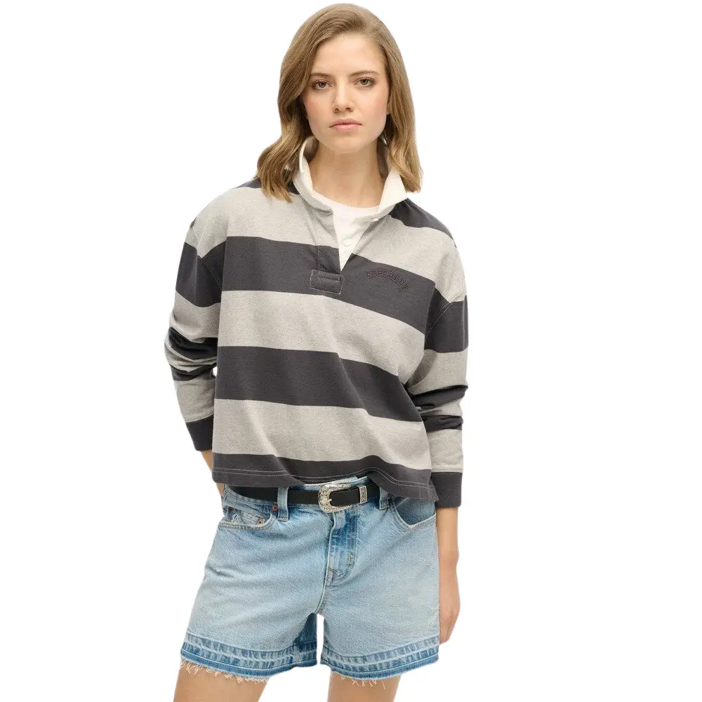 5063068532031 - Polo-Shirt Damen Athletic Essentials Stripe