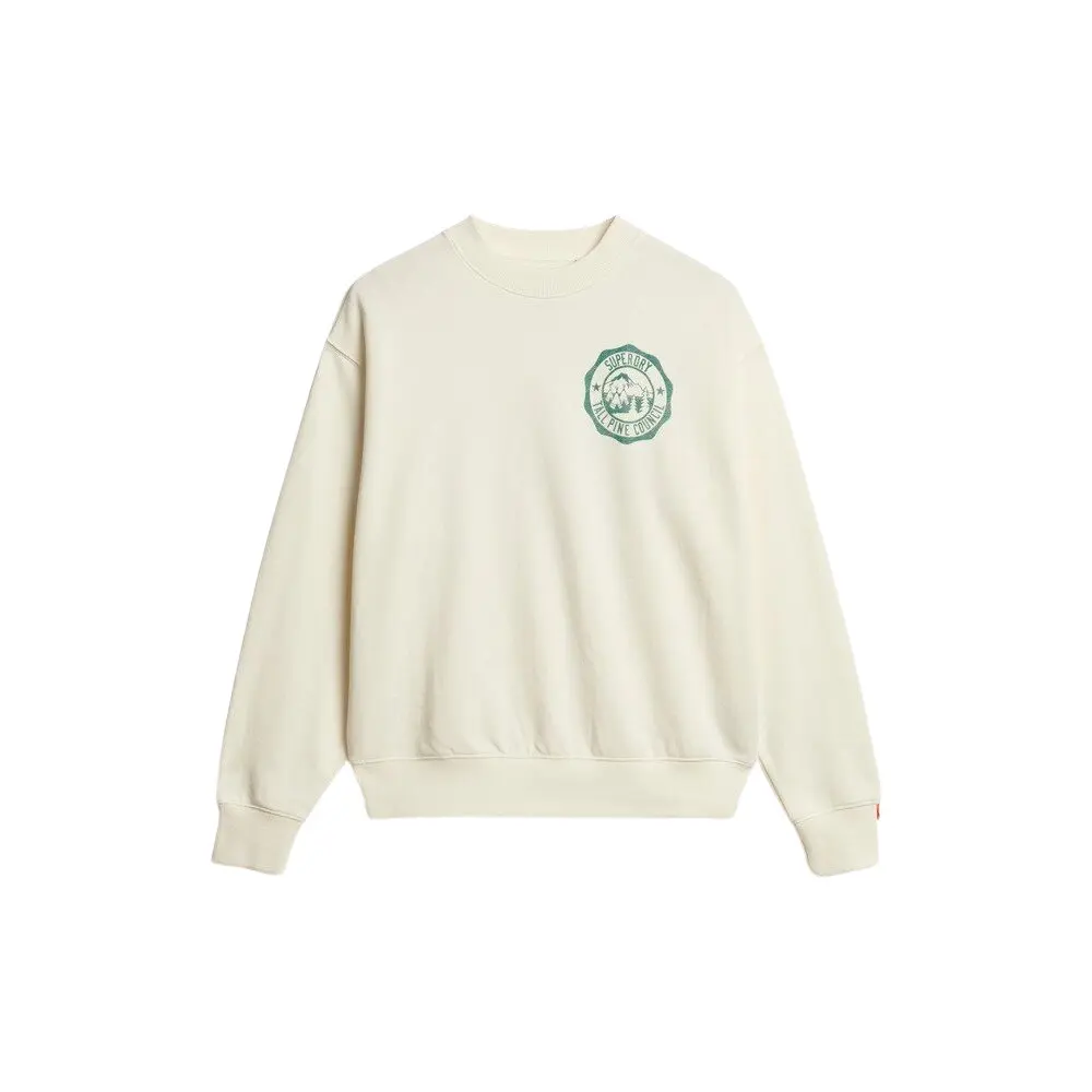 5063068612788 - Einfarbiger oversize Damen-Sweatshirt Lo-Fi Outdoor