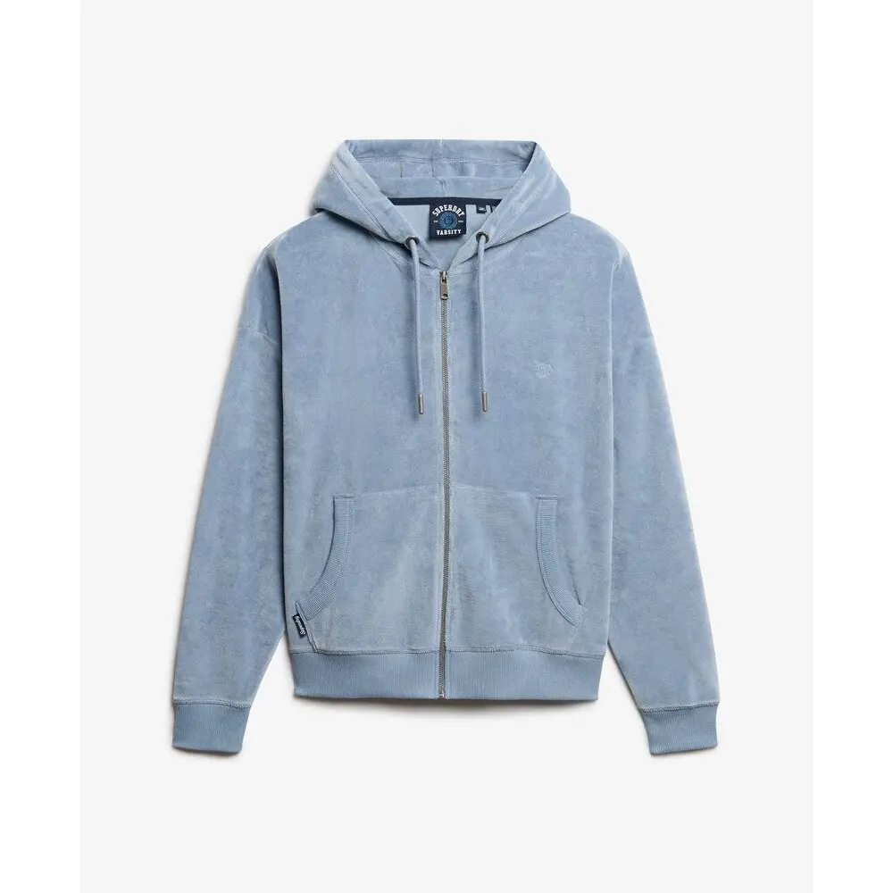 5063068711665 - Damen Kapuzenpullover aus Cord mit Reißverschluss Superdry