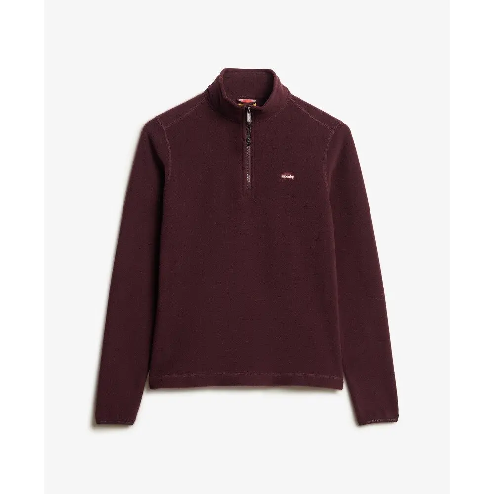 5063068665012 - Damen Fleece-Pullover mit halbem Reißverschluss Superdry