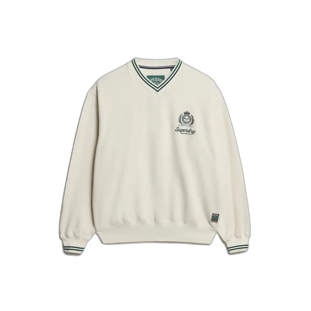Women's V-neck sweatshirt Superdry Country Club