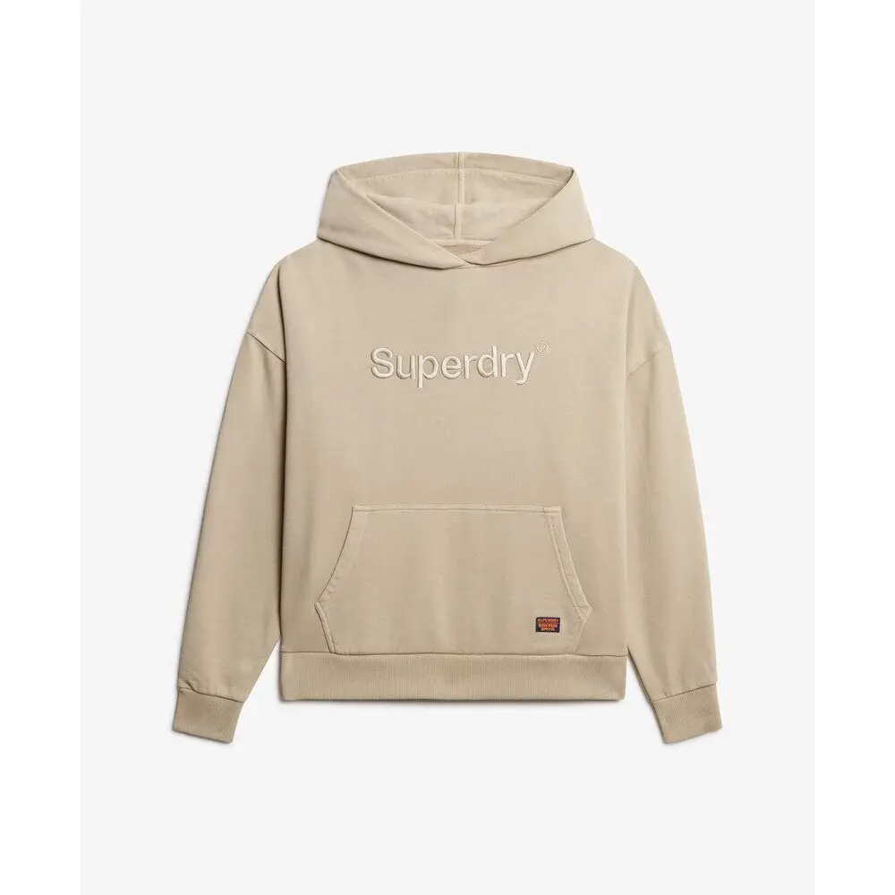 Felpa con cappuccio da donna Superdry Emb Core