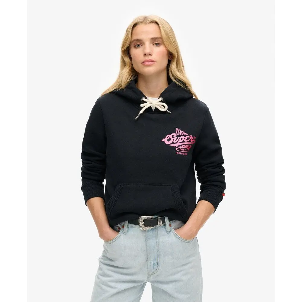 5063068712235 - Metallic-Kapuzen-Sweatshirt Damen Athletic