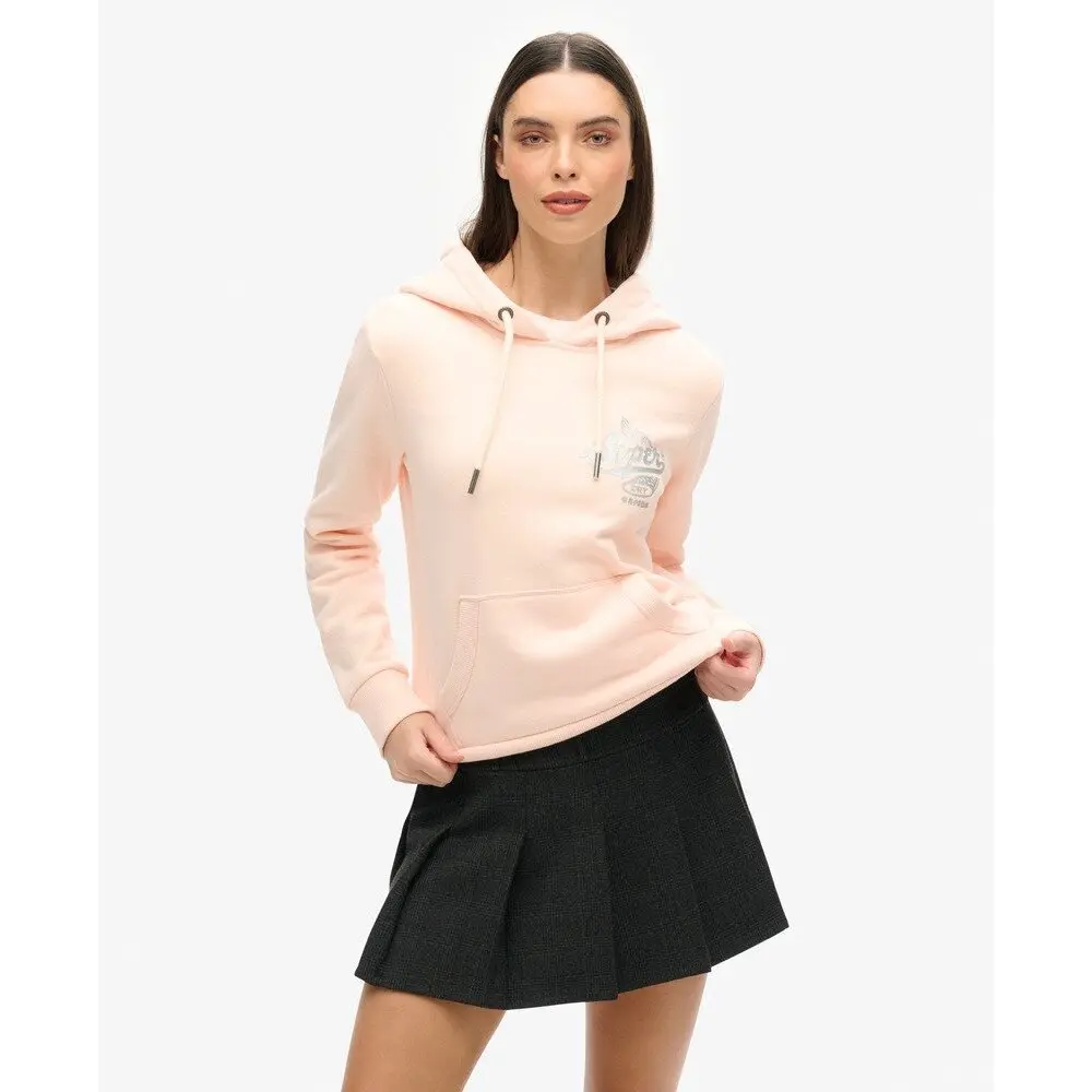 Felpa con cappuccio da donna  Athletic Metallic