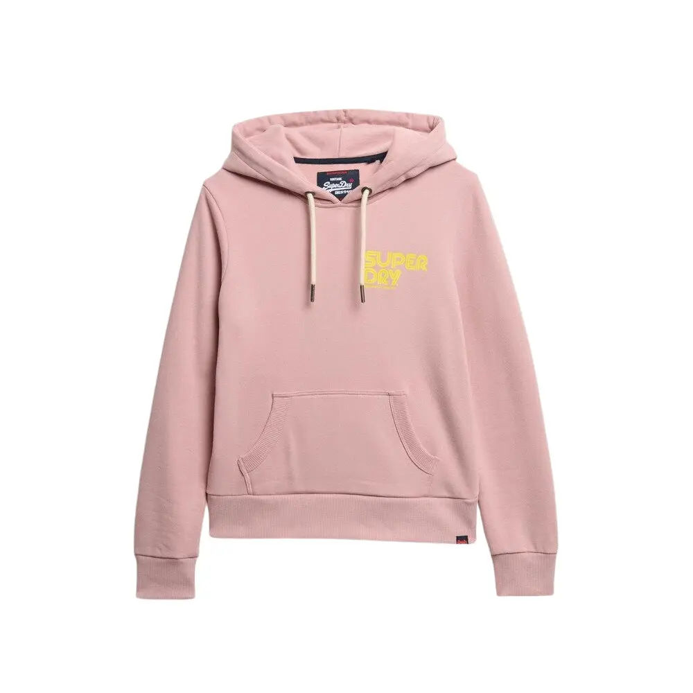Neon-Kapuzen-Sweatshirt, Damen Superdry