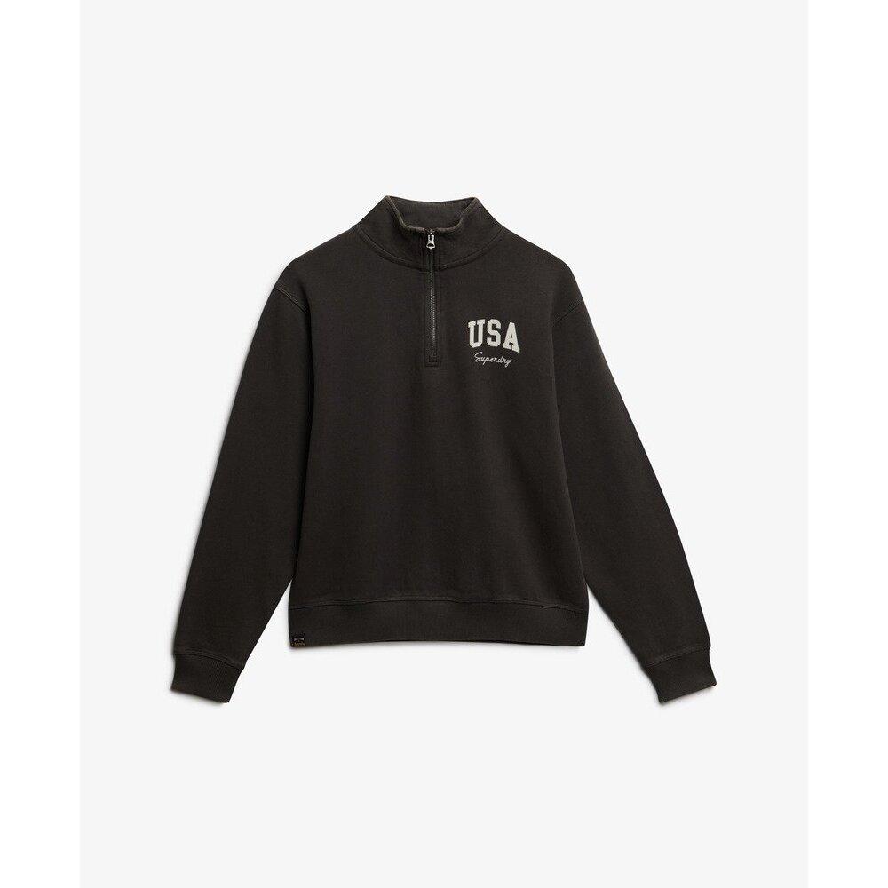 5063068937973 - Damen Sweatshirt mit halben Reißverschluss Athletic Essentials