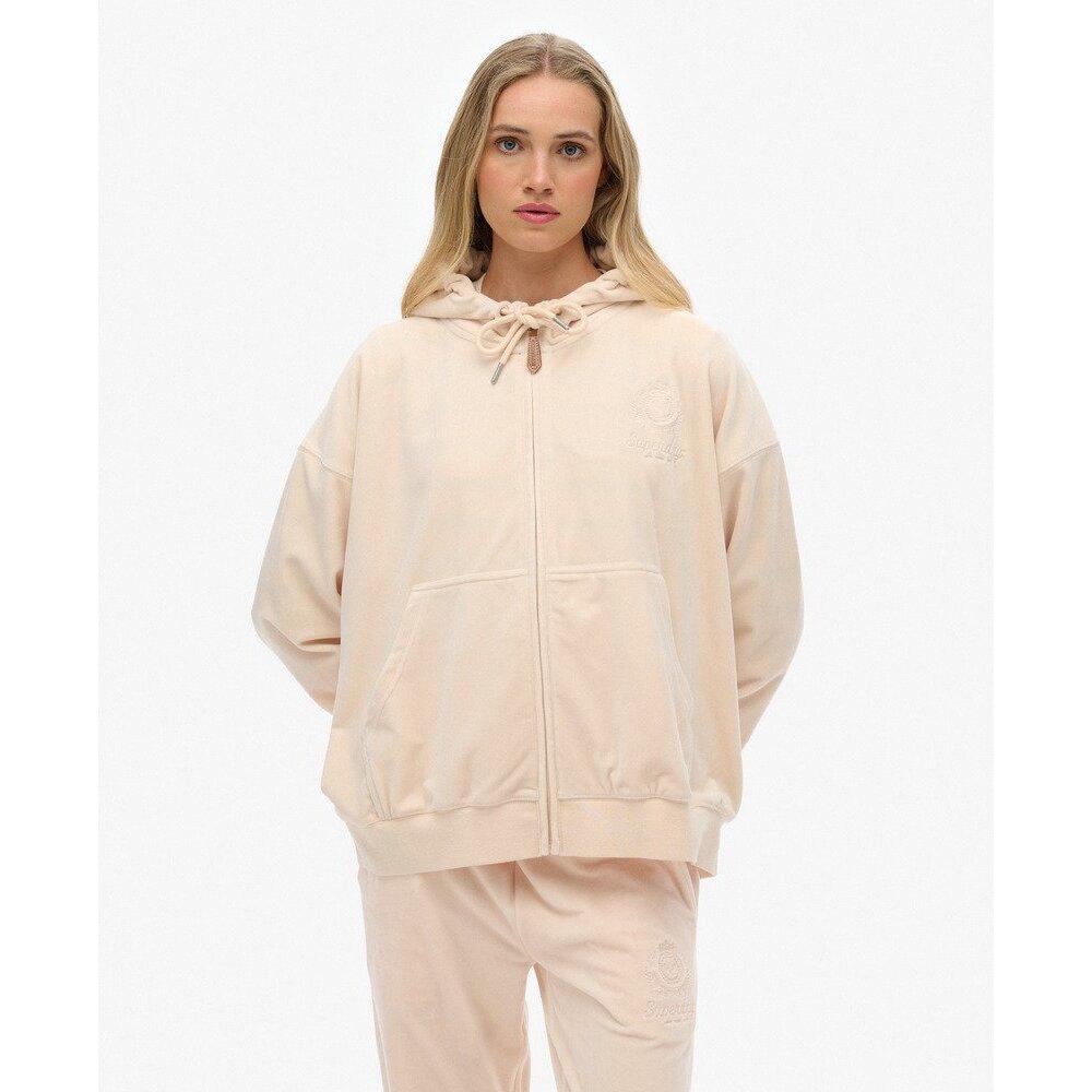 5063068830236 - Damen Kapuzenjacke aus Velours Country Club 5063068830236 - Damen Kapuzenjacke aus Velours Country Club
