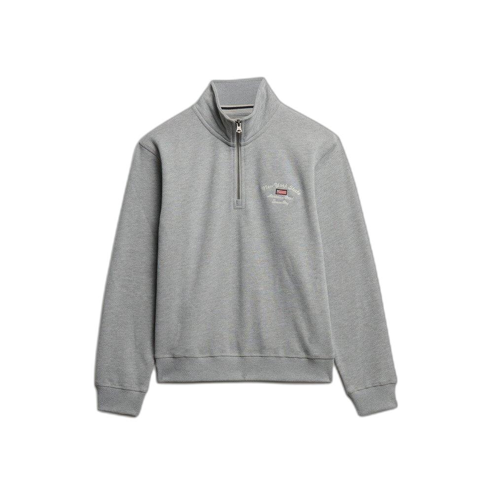 Felpa girocollo con zip donna  Athletic Essentials Graphic