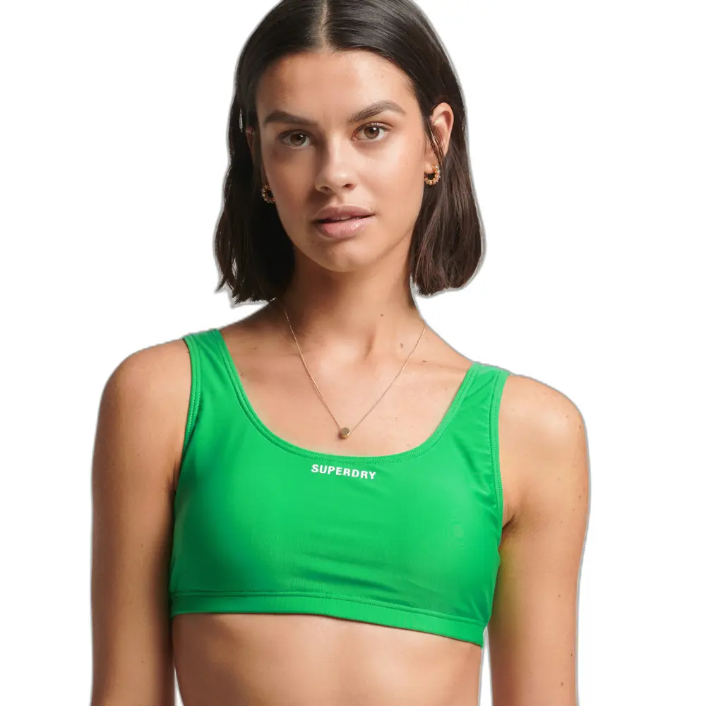 5057847663160 - Womens Essential Bikinioberteil aus Recyceltem Material Grün - Größe 40