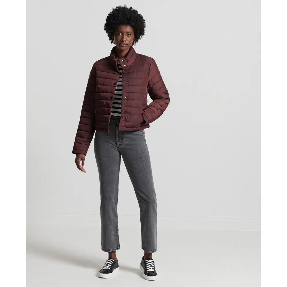 5057847314321 - Womens Kastige Fuji Jacke Rot - Größe 42