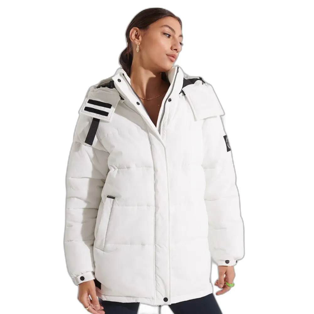 5057847315915 - Damen Expedition Cocoon Steppmantel Creme - Größe 36