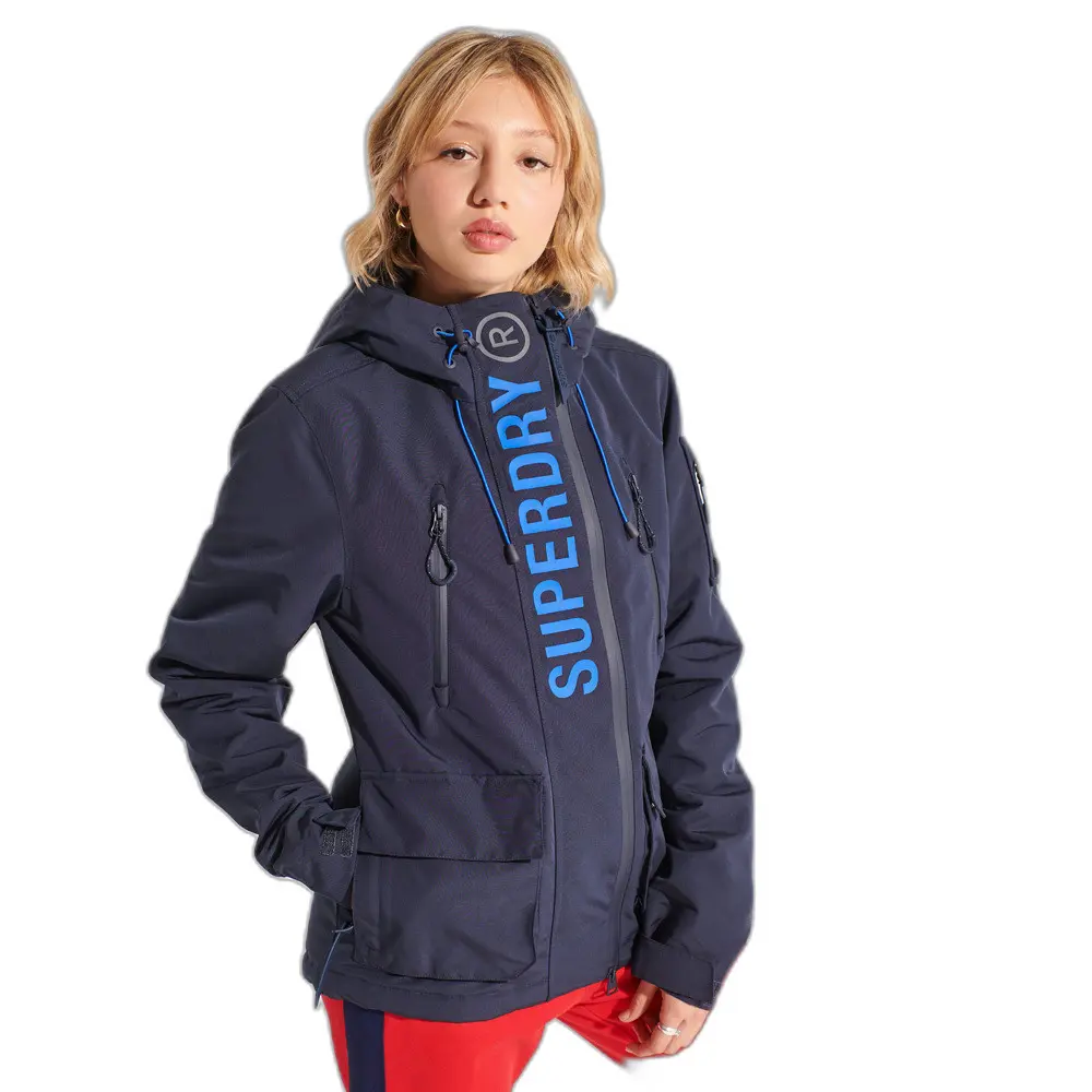 5057847803474 - Womens Ultimate SD-Windbreaker mit Kapuze Blau - Größe 38 5057847803474 - Womens Ultimate SD-Windbreaker mit Kapuze Blau - Größe 38