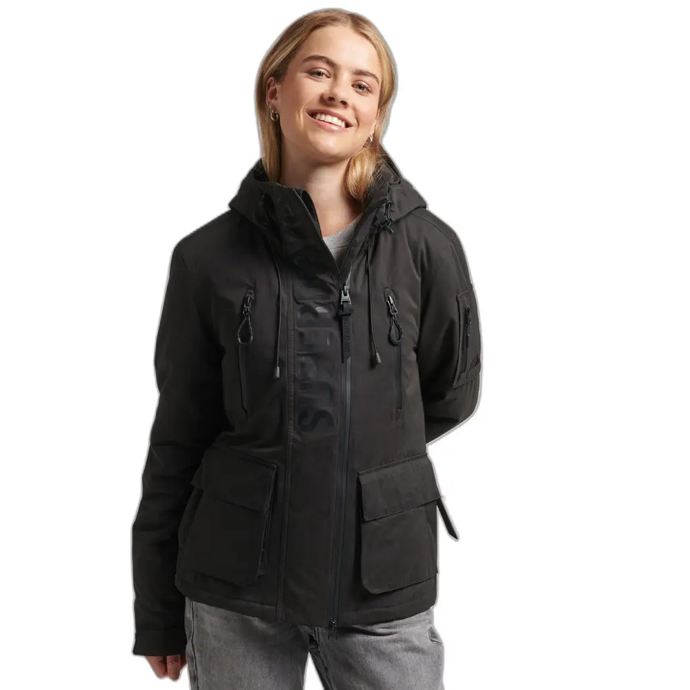 5057847803672 - Womens Ultimate SD-Windjacke aus Mikrofaser Schwarz - Größe 36