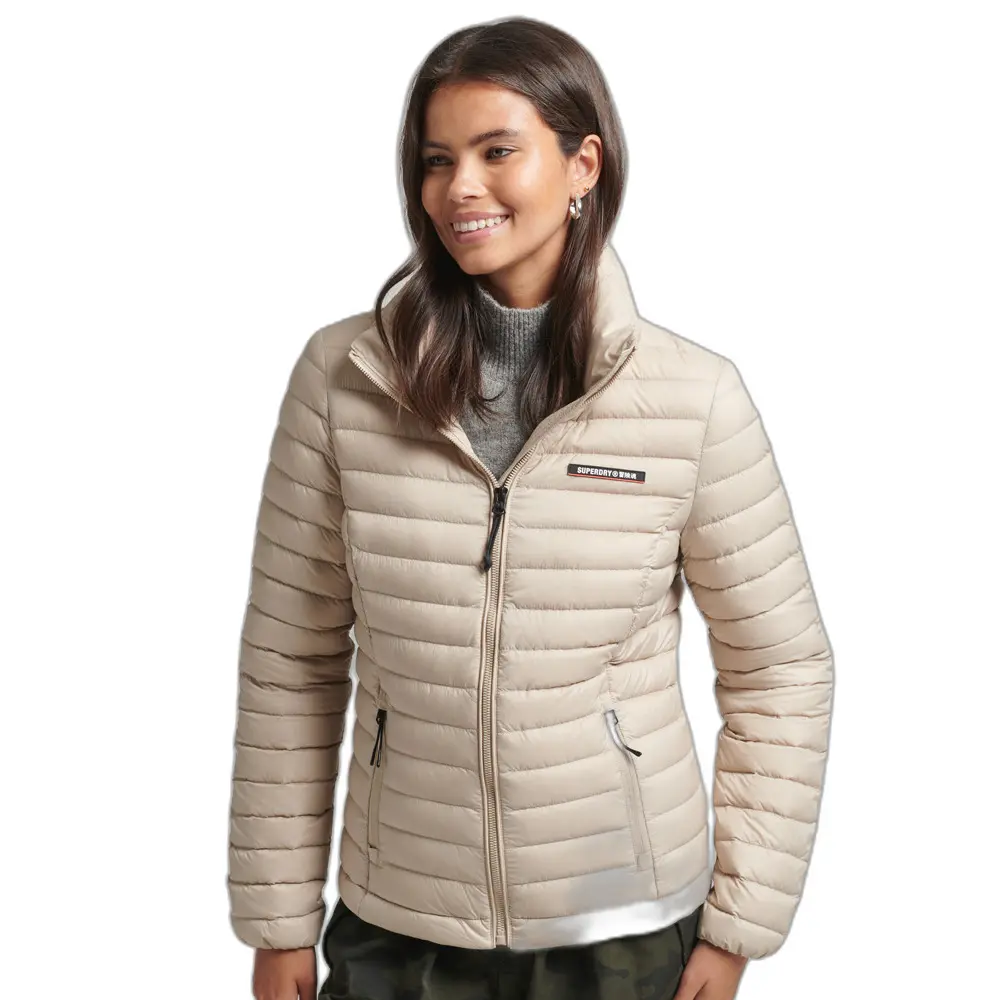 5059726033507 - Womens Tech Core Daunenjacke Beige - Größe 40