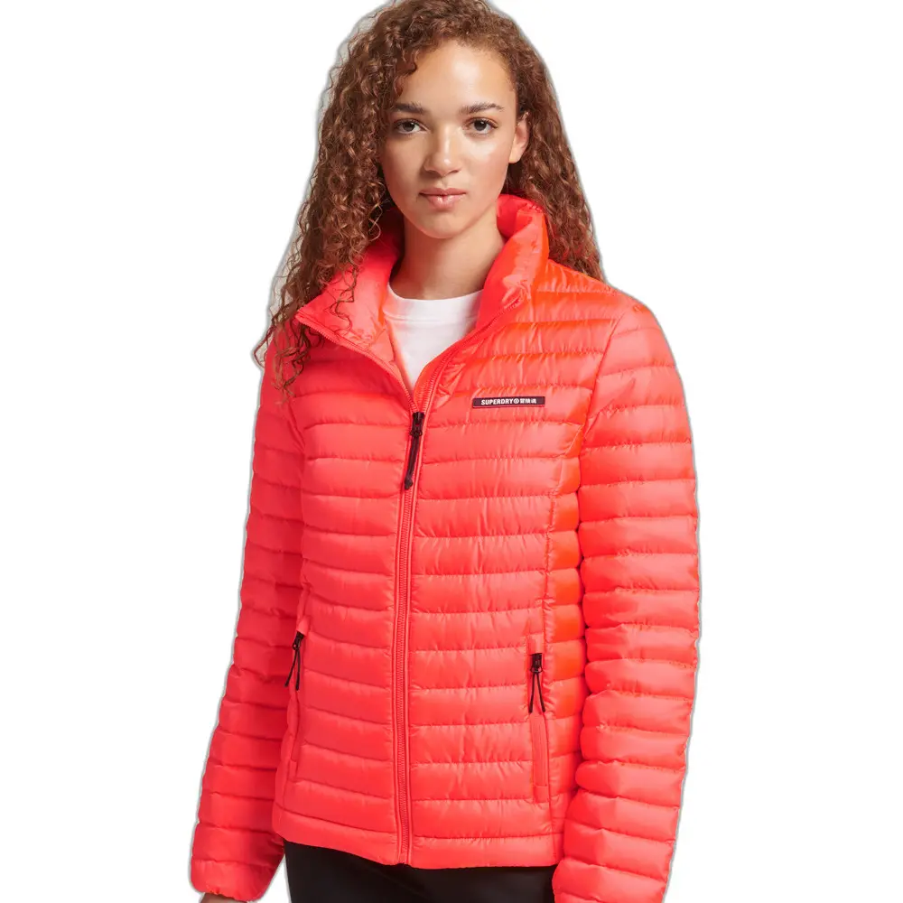 5059726033637 - Womens Tech Core Daunenjacke Koralle - Größe 38