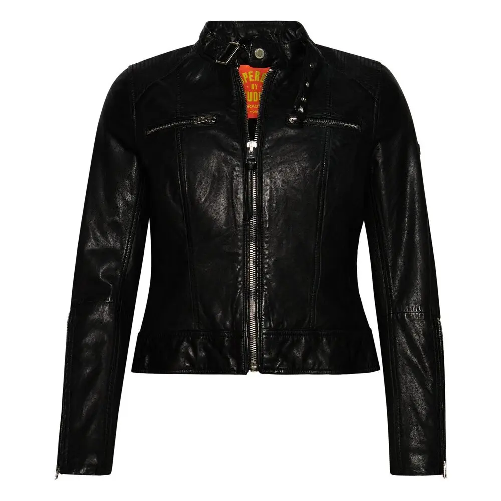 5059726849955 - Eng anliegende Lederjacke Frau Racer