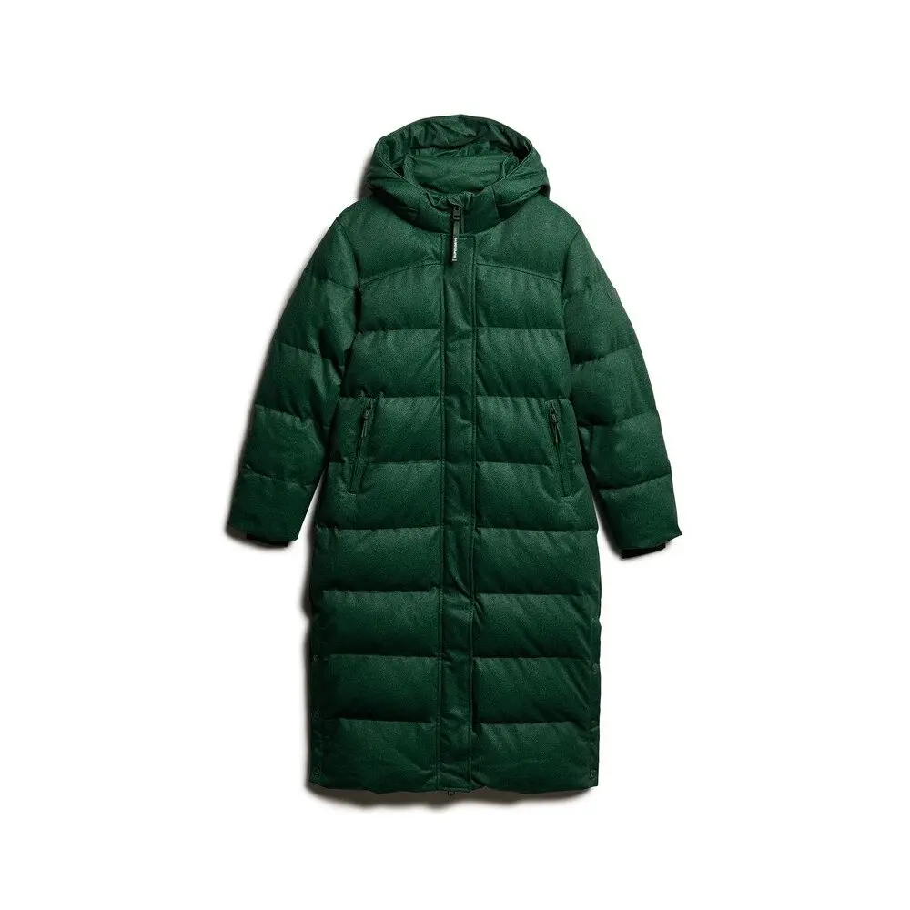 5063068369125 - Damen lange Steppjacke aus Tweed Superdry