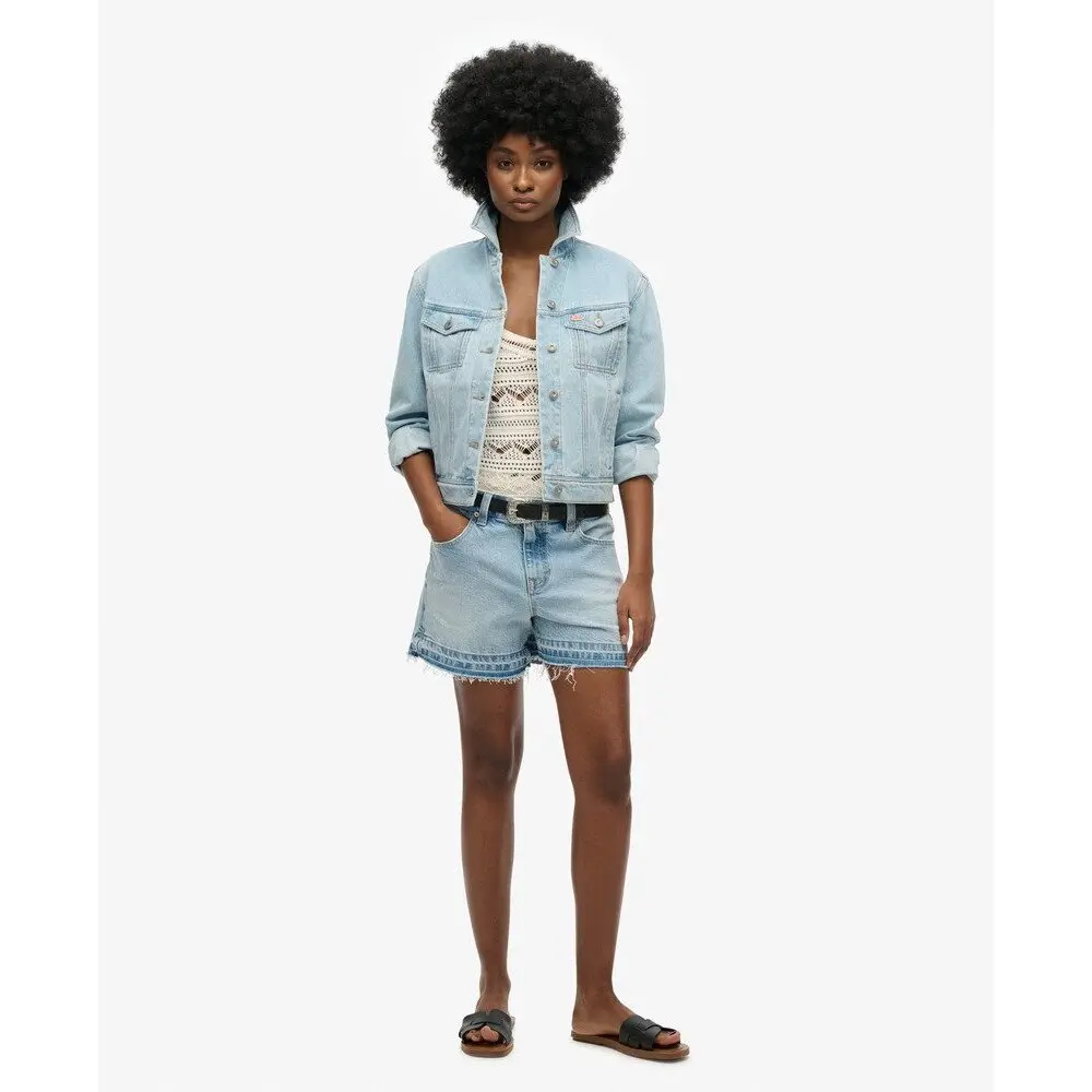 5063068616489 - Damen Jeansjacke mit Muster Superdry