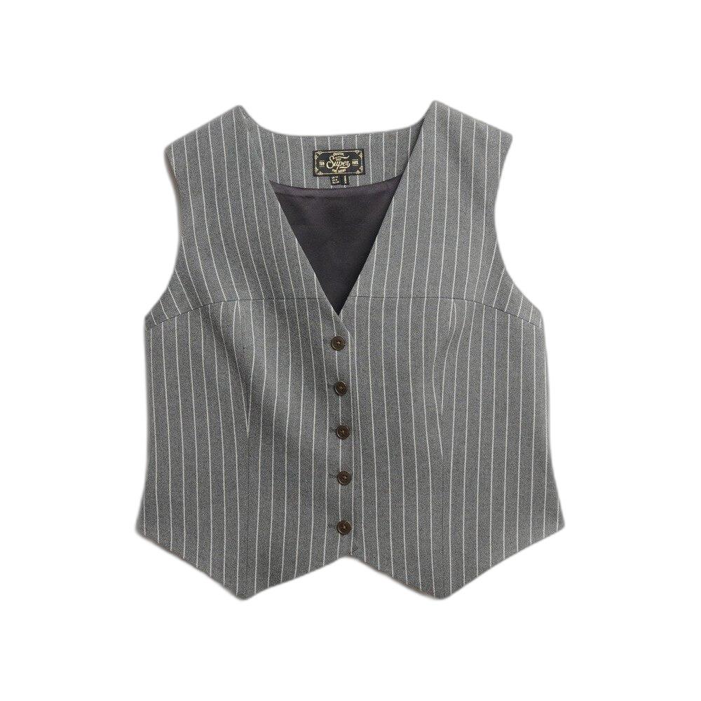 5063068940607 - Damen Anzugweste Pinstripe