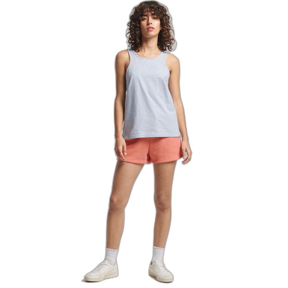 5057847671356 - Womens Gestreiftes Vintage-Trägershirt aus Bio-Baumwolle mit Logo Hellblau - Größe 40 5057847671356 - Womens Gestreiftes Vintage-Trägershirt aus Bio-Baumwolle mit Logo Hellblau - Größe 40