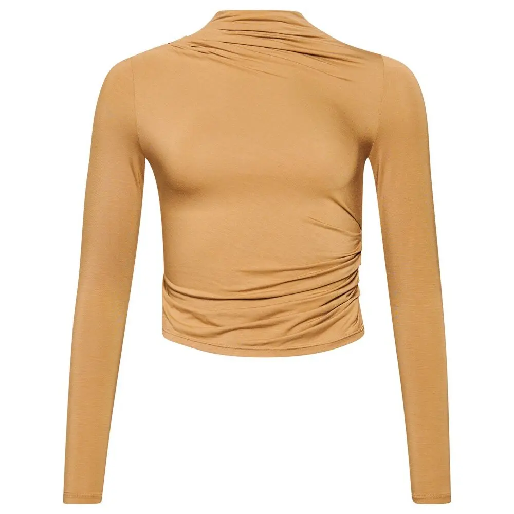 Women's long-sleeved stand-up collar T-shirt Superdry