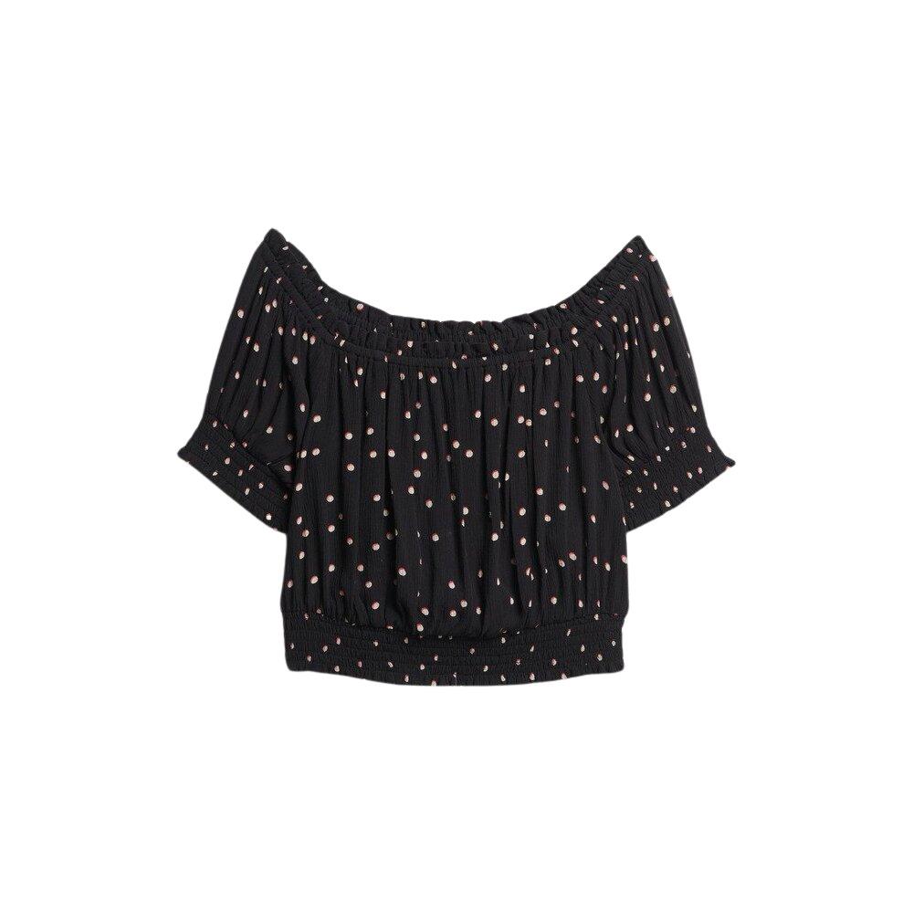 5063068450434 - Rüschen-Crop-Bluse für Damen Superdry