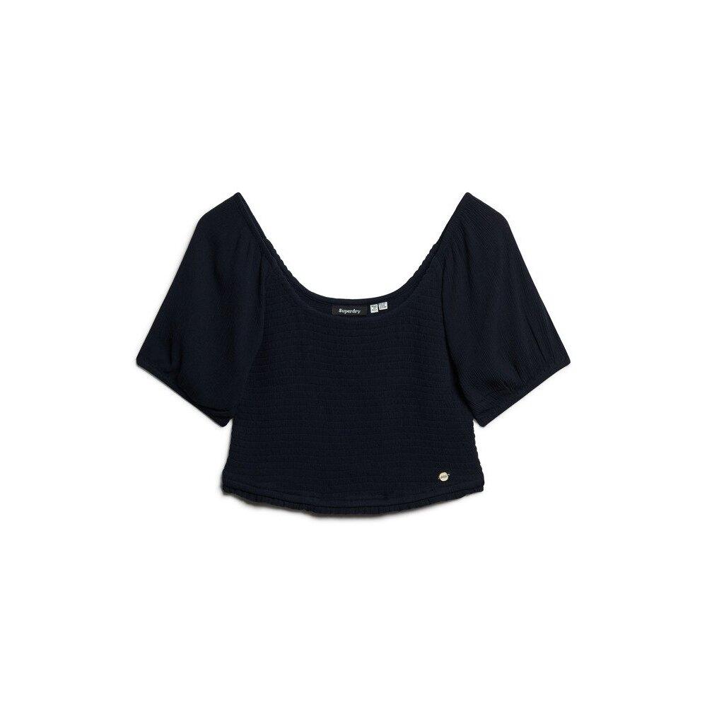 5063068121228 - Smockiertes T-Shirt für Frauen Superdry