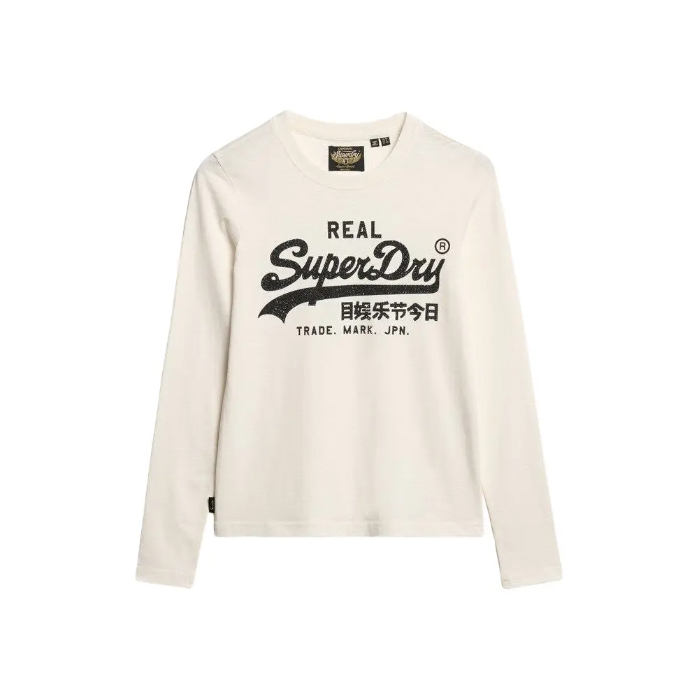 5063068378721 - Langarm-T-Shirt mit grafischem Druck und Vintage-Logo für Frauen Superdry