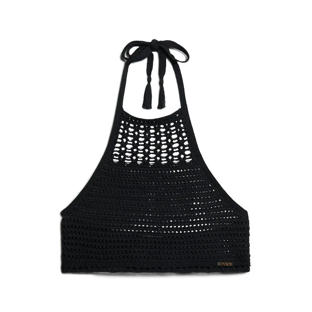 5063068432560 - Kurzes Damen-Crochet-Top mit Rückenausschnitt Superdry