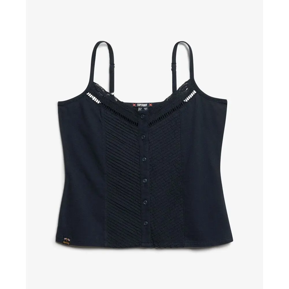 5063068554460 - Damen-Spitze Knopftanktop Caraco