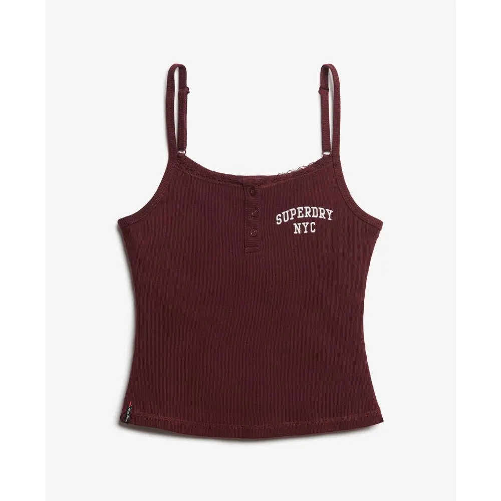 5063068895525 - Eingesticktes Trägershirt mit Knöpfen für Frauen Athletic Essentials