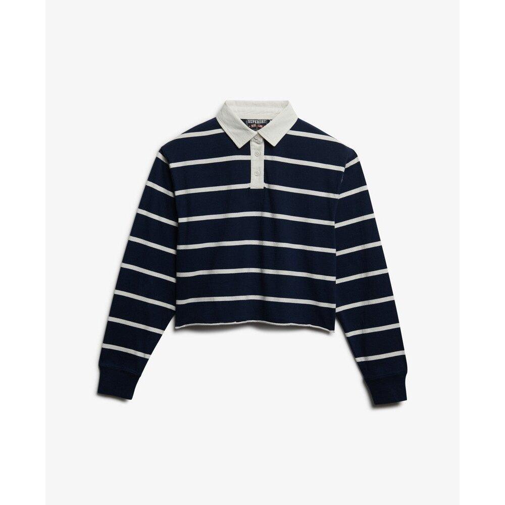 Polo donna a maniche lunghe  Athletic Essentials Stripe