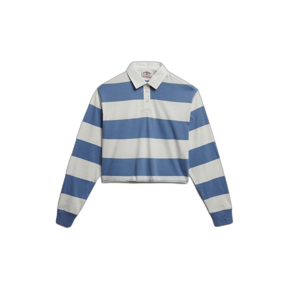 Polo donna a maniche lunghe  Athletic Essentials Stripe