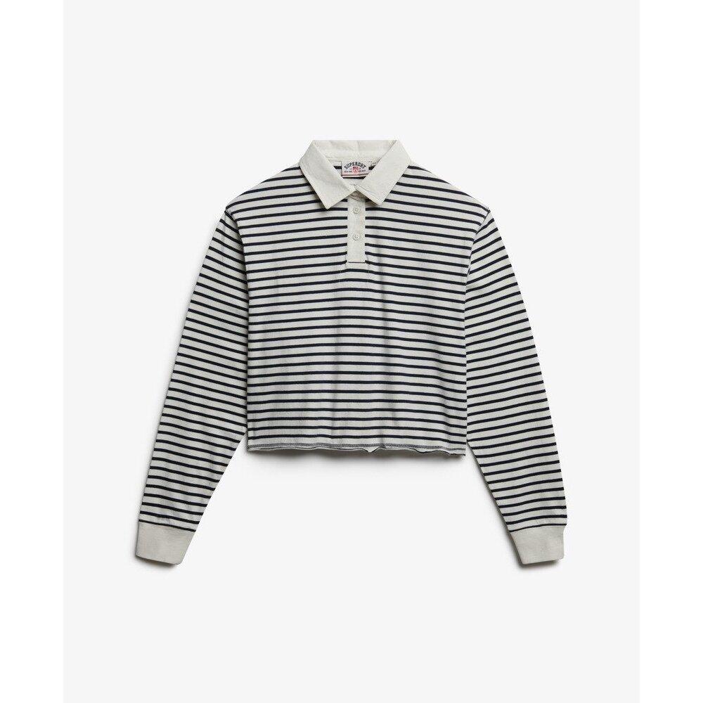 Polo donna a maniche lunghe  Athletic Essentials Stripe