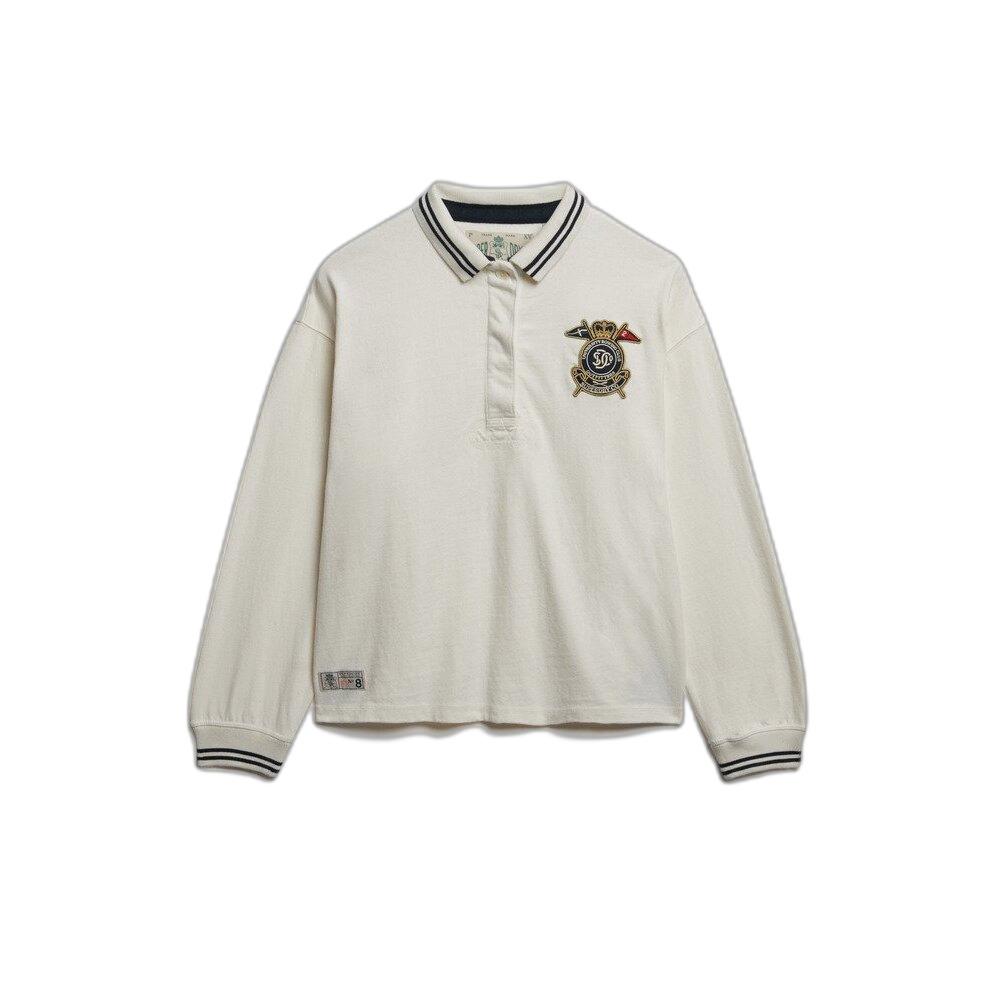 5063634176935 - Polo-Shirt langarm Damen Crest