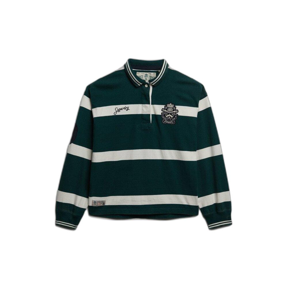 5063634177888 - Lange gestreifte Polo Damen Crest