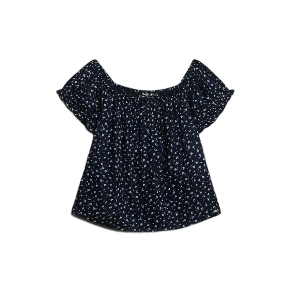 Blusa con colletto a bottoni donna