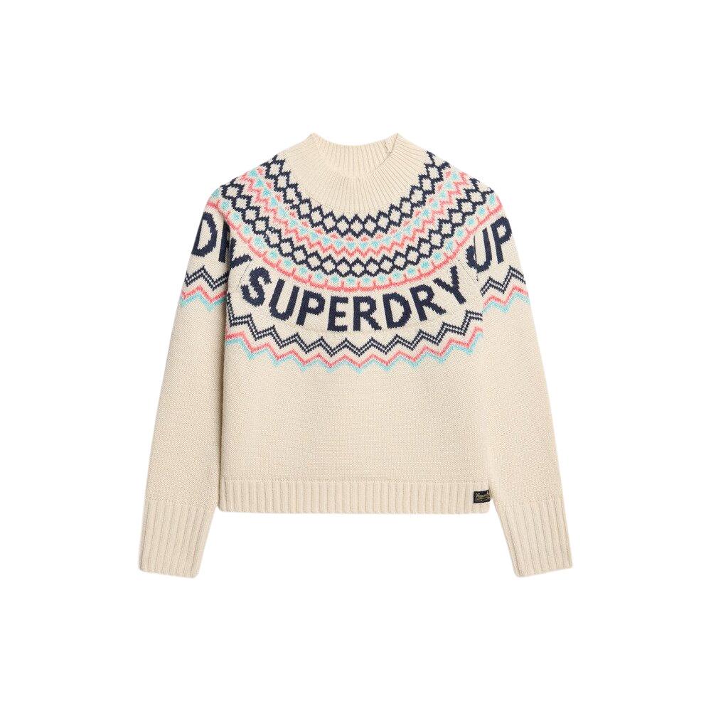 5063068380878 - Jacquard-Muster Pulli für Damen Superdry