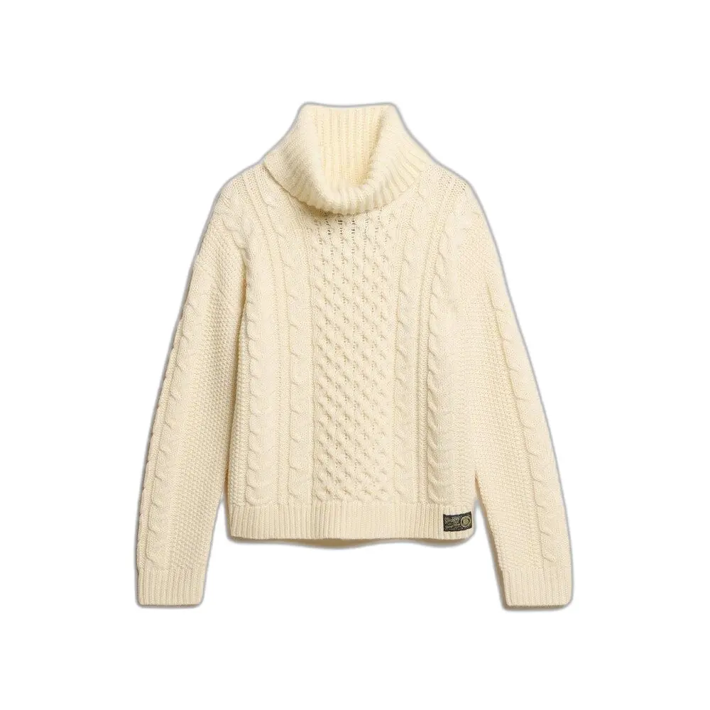 5063068382551 - Damen Pullover mit Rollkragen aus derbs gestricktem Material Superdry 5063068382551 - Damen Pullover mit Rollkragen aus derbs gestricktem Material Superdry