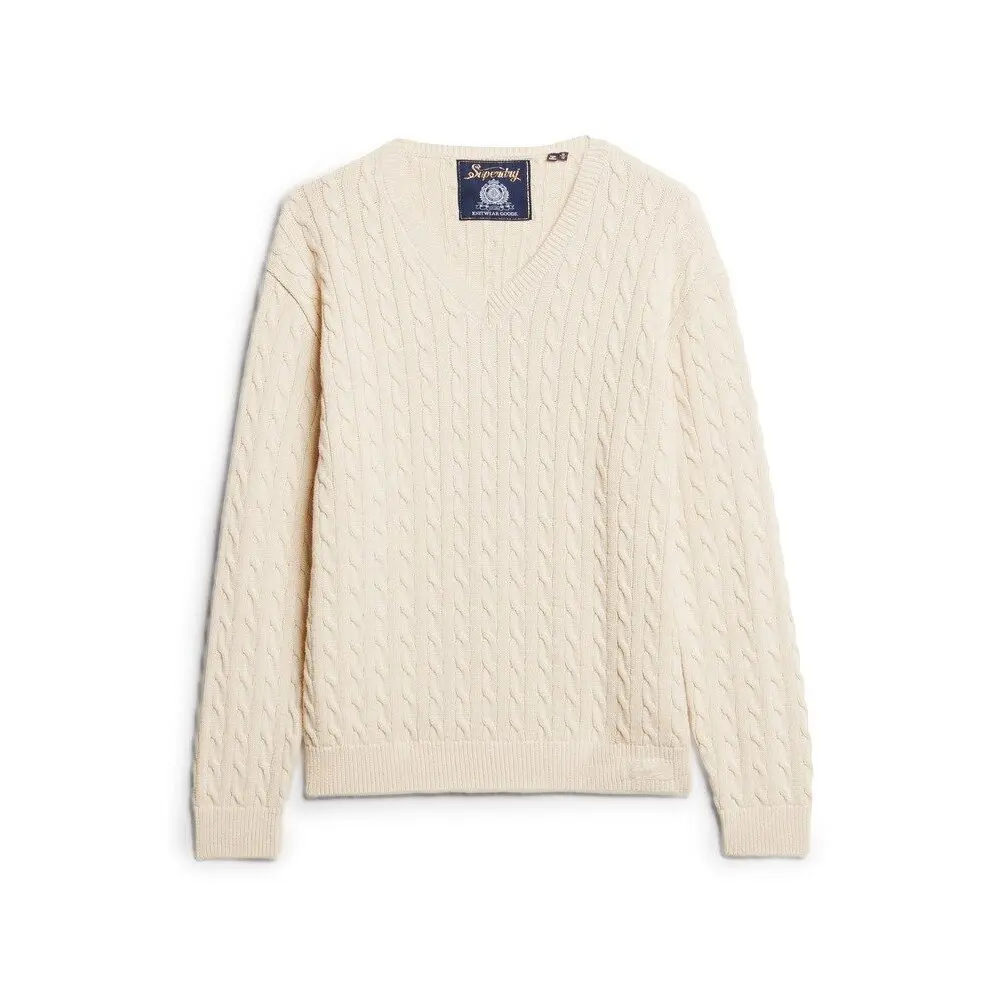 5063068189525 - Pull mit weiten gedrehten Kragen für Damen Superdry