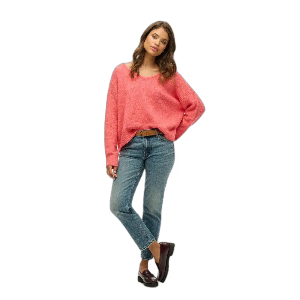 Maglione col V oversize donna Superdry