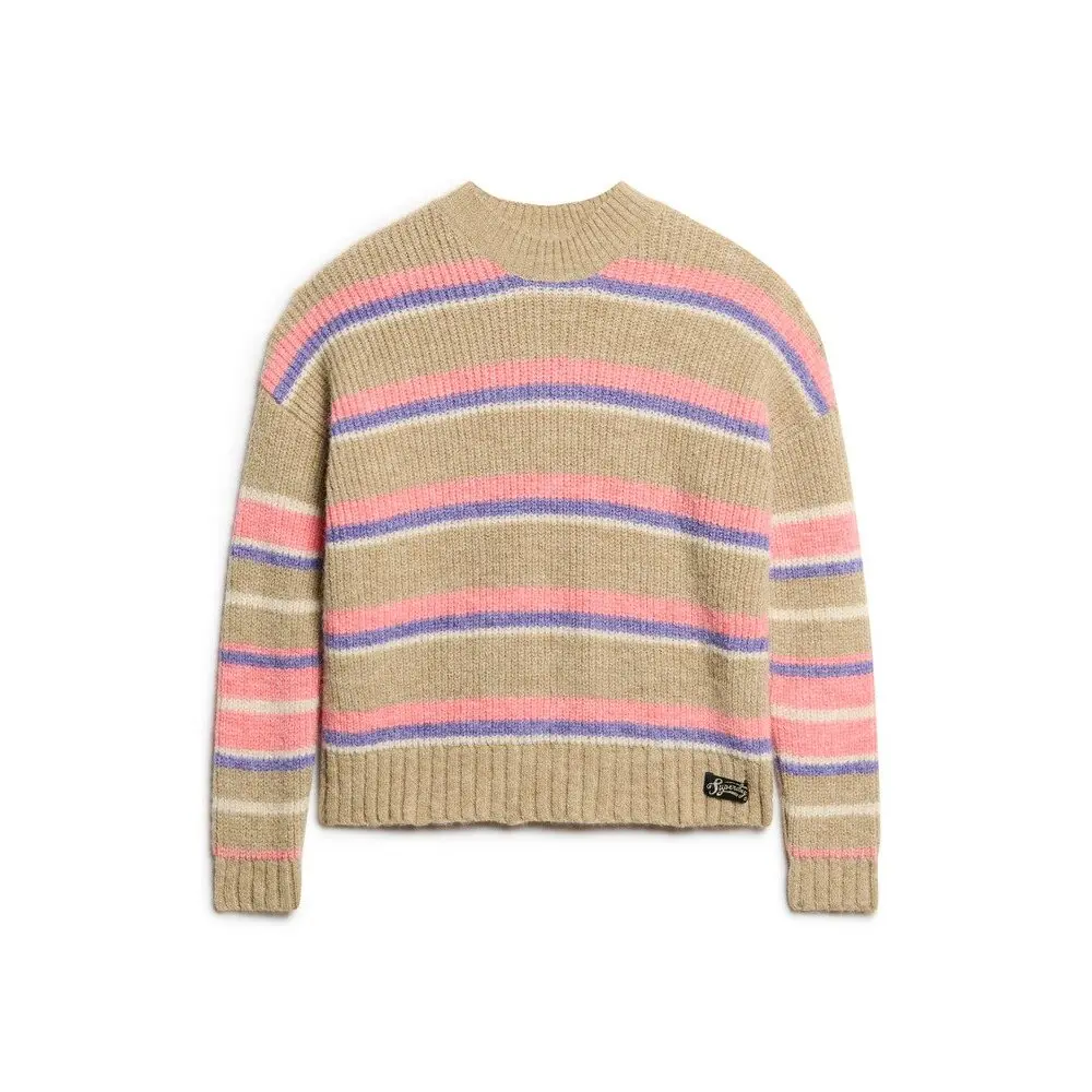 Maglione a righe da donna