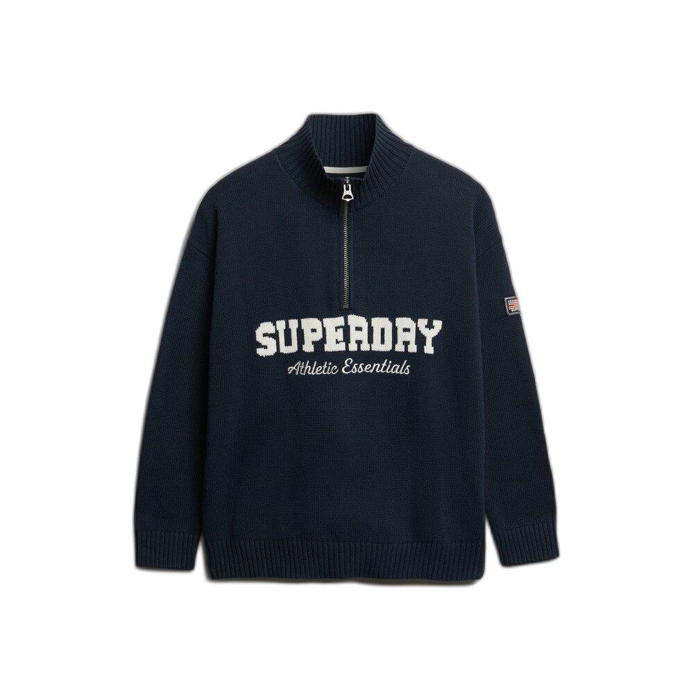 5063068874735 - Frauen Pulli Henley Slouchy Graphic